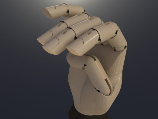 Manus仿生手掌手指模型3D图纸 Solidworks设计 附STEP缩略图